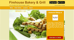 Desktop Screenshot of firehousebakerygrill.com